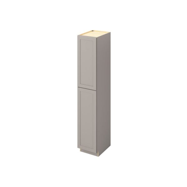 Cooper - 18" x 96" Utility Pantry, 2 Doors, 8 Shelves in Grey CGR-UP1896