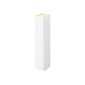 Cooper - 18" x 96" Utility Pantry, 2 Doors, 8 Shelves in White CWH-UP1896