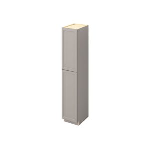Monaco - 18" x 96" Utility Pantry, 2 Doors, 8 Shelves in Grey MGR-UP1896