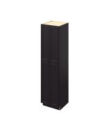 Monaco - 24" x 96" Utility Pantry, 4 Doors, 8 Shelves in Espresso MES-UP2496