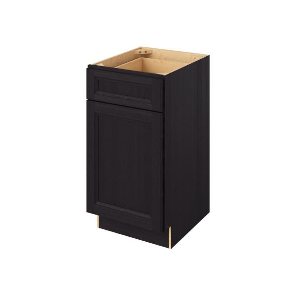 Monaco - 18" Vanity Base, 1 Door-1 Drawer, 1 Shelf in Espresso MES-VB18