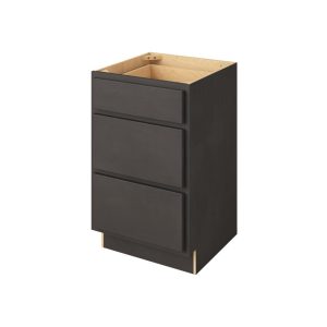 Hudson - 21" Vanity Three Drawer Base in Slate 3-HSL-VDB21