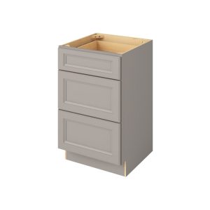 '- 21" Vanity Three Drawer Base in Grey 3-MGR-VDB21