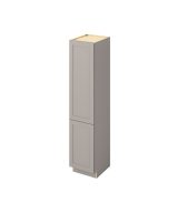 Cooper - 18" x 84" Vanity Linen Cabinet 2 Door, 6 Shelves in Grey CGR-VL1884