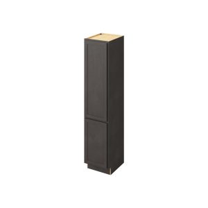 Hudson - 18" x 84" Vanity Linen Cabinet 2 Door, 6 Shelves in Slate HSL-VL1884