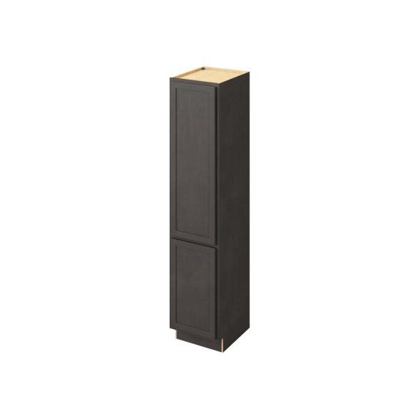 Hudson - 18" x 84" Vanity Linen Cabinet 2 Door, 6 Shelves in Slate HSL-VL1884