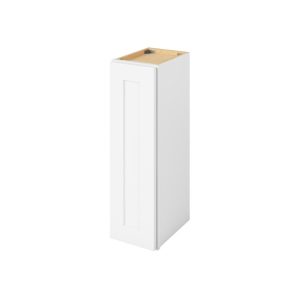 Cooper - 9" x 30" Wall Cabinet, 1 Door, 2 Shelves in White CWH-W0930