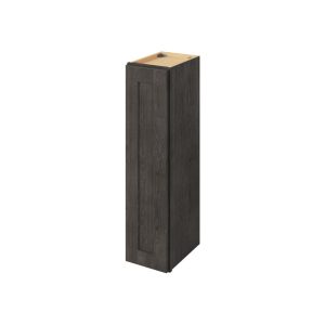 Cooper - 9" x 36" Wall Cabinet, 1 Door, 2 Shelves in Slate CSL-W0936