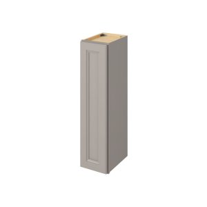Monaco - 9" x 36" Wall Cabinet, 1 Door, 2 Shelves in Grey MGR-W0936