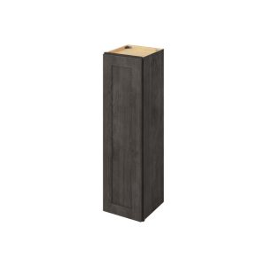Cooper - 12" x 42" Wall Cabinet, 1 Door, 3 Shelves in Slate CSL-W1242