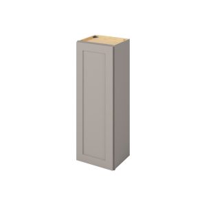 Cooper - 15" x 42" Wall Cabinet, 1 Door, 3 Shelves in Grey CGR-W1542