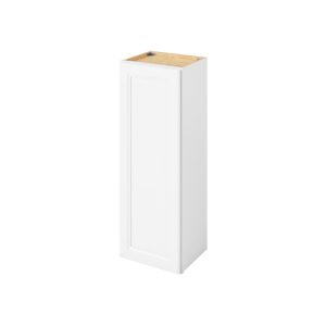 Monaco - 15" x 42" Wall Cabinet, 1 Door, 3 Shelves in White MWH-W1542