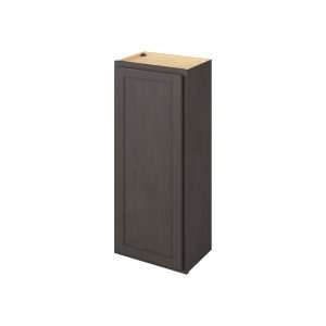 Hudson - 18" x 42" Wall Cabinet, 1 Door, 3 Shelves in Slate HSL-W1842