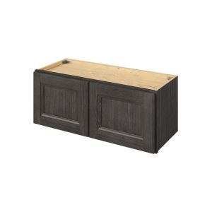 Monaco - 30" x 12" Wall Cabinet, 2 Doors in Slate MSL-W3012