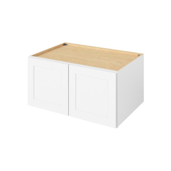 Cooper - 36" x 18" x 24" Deep Wall Cabinet, 2 Doors in White CWH-W361824