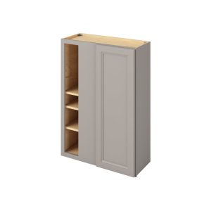 Monaco - 30" x 42"  Universal Blind Wall Cabinet, 1 Door, 3 Shelves in Grey 3342U-MGR-WBC30