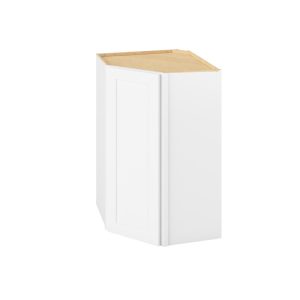 Cooper - 27" x 42" x 15" Wall Diagonal Cabinet, 1 Door, 3 Shelves in White CWH-WDC274215