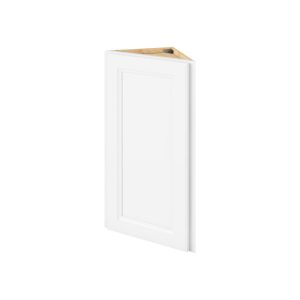 Monaco - 12" x 30" Wall End Cabinet, 1 Door, 2 Shelves in White MWH-WEC1230