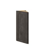 Cooper - 12" x 36" Wall End Cabinet, 1 Door, 2 Shelves in Slate CSL-WEC1236