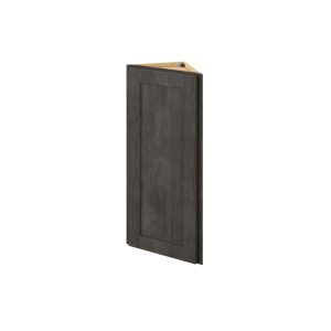 Cooper - 12" x 36" Wall End Cabinet, 1 Door, 2 Shelves in Slate CSL-WEC1236