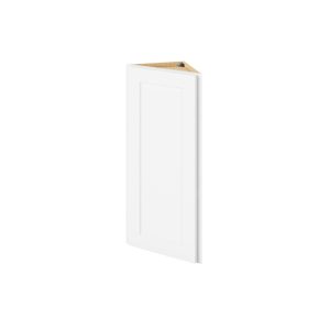 Cooper - 12" x 36" Wall End Cabinet, 1 Door, 2 Shelves in White CWH-WEC1236