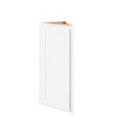 Hudson - 12" x 36" Wall End Cabinet, 1 Door, 2 Shelves in White HWH-WEC1236