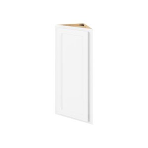 Hudson - 12" x 36" Wall End Cabinet, 1 Door, 2 Shelves in White HWH-WEC1236