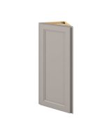Monaco - 12" x 36" Wall End Cabinet, 1 Door, 2 Shelves in Grey MGR-WEC1236