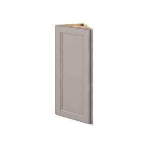 Monaco - 12" x 36" Wall End Cabinet, 1 Door, 2 Shelves in Grey MGR-WEC1236