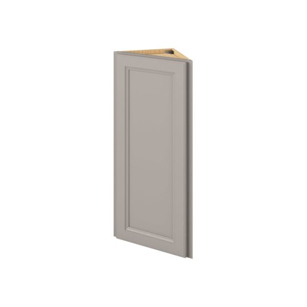 Monaco - 12" x 36" Wall End Cabinet, 1 Door, 2 Shelves in Grey MGR-WEC1236