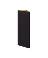 Cooper - 12" x 42" Wall End Cabinet, 1 Door, 3 Shelves in Espresso CES-WEC1242