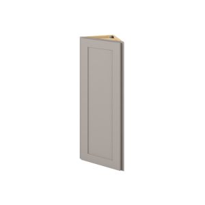 Cooper - 12" x 42" Wall End Cabinet, 1 Door, 3 Shelves in Grey CGR-WEC1242