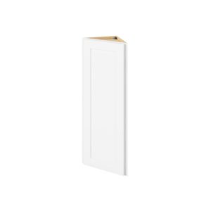 Cooper - 12" x 42" Wall End Cabinet, 1 Door, 3 Shelves in White CWH-WEC1242
