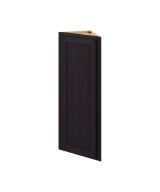 Hudson - 12" x 42" Wall End Cabinet, 1 Door, 3 Shelves in Espresso HES-WEC1242