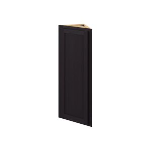 Hudson - 12" x 42" Wall End Cabinet, 1 Door, 3 Shelves in Espresso HES-WEC1242