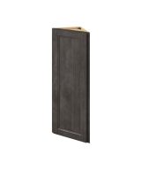 Monaco - 12" x 42" Wall End Cabinet, 1 Door, 3 Shelves in Slate MSL-WEC1242