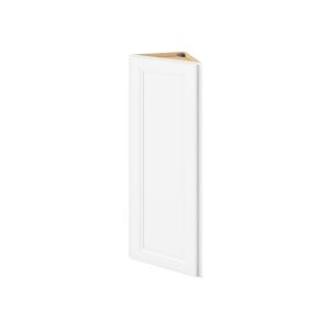 Monaco - 12" x 42" Wall End Cabinet, 1 Door, 3 Shelves in White MWH-WEC1242