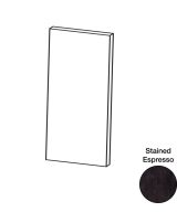 Cooper, Hudson, Monaco - 15" W x 42" H x 1/4" T Wall End Panel - in Espresso ESP-WEP1542