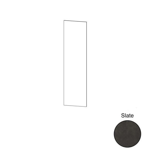 Cooper, Hudson, Monaco - 15" W x 42" H x 1/4" T Wall End Panel - in Slate SL-WEP1542