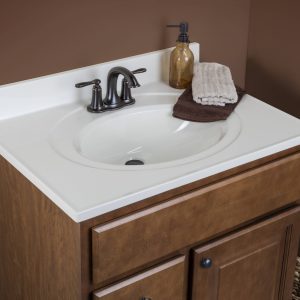 Wolf Home Products Recessed Oval Vanity (Configurable)