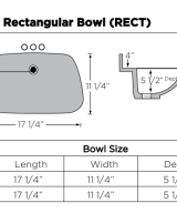 Wolf Home Products Cotton White 25 in x 22 in Single Bowl Recessed Rectangular Vanity with 4 in Faucet Drillings