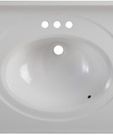 Wolf Home Products Recessed Oval Vanity (Configurable)