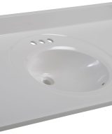 Wolf Home Products Recessed Oval Vanity (Configurable)