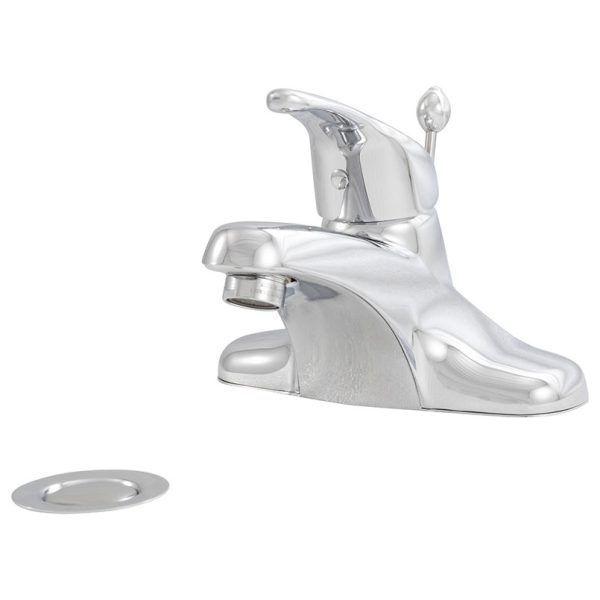 MSI - 1 Handle Bathroom Faucet - 406 Chrome 4 in. Centerset