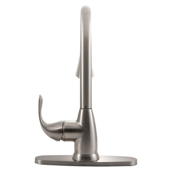 MSI - 1 Handle Pull-Down Sprayer Kitchen Faucet - 803 Brushed Nickel Single Hole or Three Hole