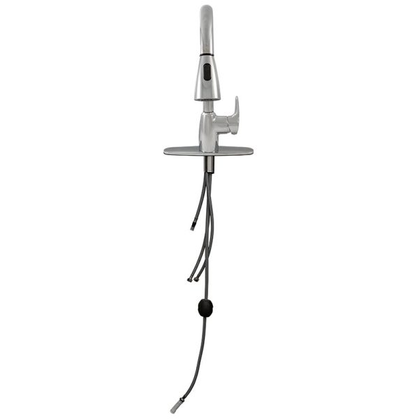 MSI - 1 Handle Pull-Out Sprayer Kitchen Faucet - 802 Chrome Single Hole or Three Hole