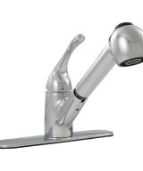 MSI - 1-Handle Pull-Out Sprayer Kitchen Faucet - 803 Chrome Single Hole or Three Hole