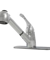 MSI - 1-Handle Pull-Out Sprayer Kitchen Faucet - 803 Chrome Single Hole or Three Hole
