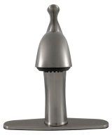 MSI - 1-Handle Pull-Out Sprayer Kitchen Faucet - 804 Brushed Nickel Single Hole or Three Hole
