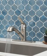 MSI - 1-Handle Pull-Out Sprayer Kitchen Faucet - 805 Brushed Nickel Single Hole or Three Hole
